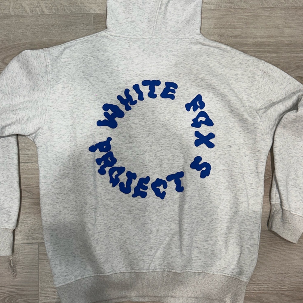 White Fox Hoodie Sweatshirt